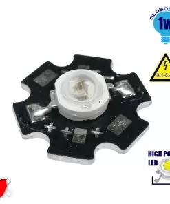 Υψηλής Ισχύος Star LED High Power 1W 2.1V Κόκκινο GloboStar 47041
