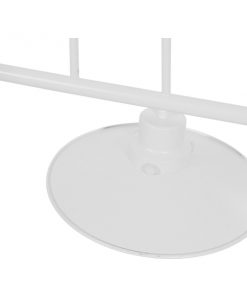 GloboStar® REGAL 01008 Vintage Industrial Φωτιστικό Οροφής Δίφωτο Λευκό Μεταλλικό Ράγα Μ67 x Π26 x Υ85cm 13 01008 5