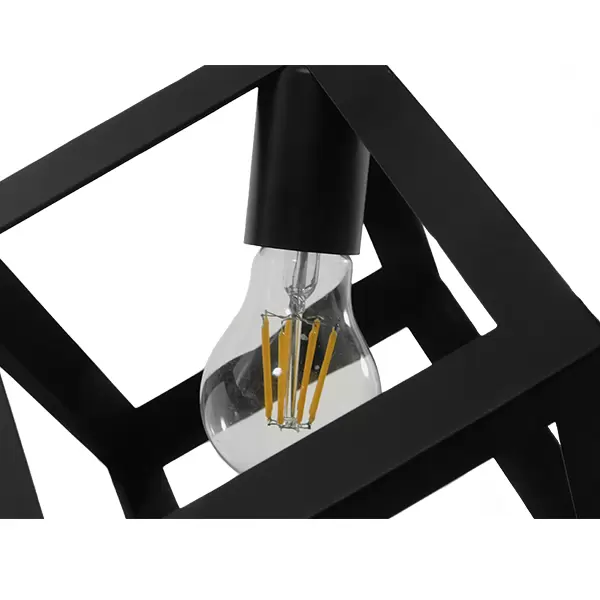 GloboStar® CUBE 01015 Μοντέρνο Κρεμαστό Φωτιστικό Οροφής Μονόφωτο Μαύρο Μεταλλικό Πλέγμα Φ25 x Y25cm 12 GloboStar® CUBE 01015 Μοντέρνο Κρεμαστό Φωτιστικό Οροφής Μονόφωτο Μαύρο Μεταλλικό Πλέγμα Φ25 x Y25cm - Image 10