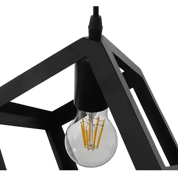 GloboStar® CUBE 01015 Μοντέρνο Κρεμαστό Φωτιστικό Οροφής Μονόφωτο Μαύρο Μεταλλικό Πλέγμα Φ25 x Y25cm 13 GloboStar® CUBE 01015 Μοντέρνο Κρεμαστό Φωτιστικό Οροφής Μονόφωτο Μαύρο Μεταλλικό Πλέγμα Φ25 x Y25cm - Image 11