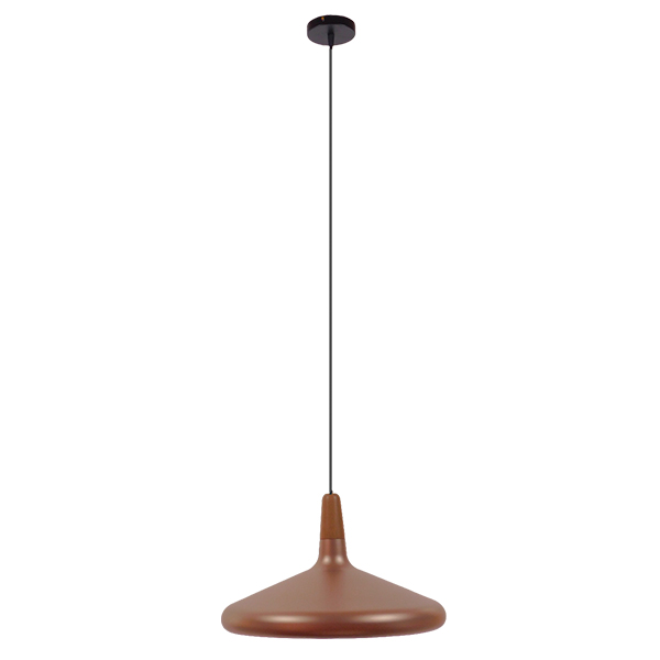 GloboStar® FERCLA 01223 Μοντέρνο Κρεμαστό Φωτιστικό Οροφής Μονόφωτο Χάλκινο Μεταλλικό Καμπάνα Φ39 x Y23cm 4 GloboStar® FERCLA 01223 Μοντέρνο Κρεμαστό Φωτιστικό Οροφής Μονόφωτο Χάλκινο Μεταλλικό Καμπάνα Φ39 x Y23cm - Image 2