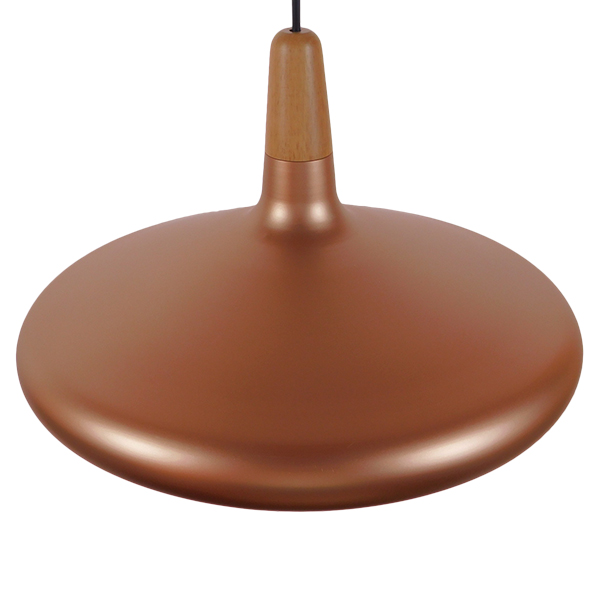 GloboStar® FERCLA 01223 Μοντέρνο Κρεμαστό Φωτιστικό Οροφής Μονόφωτο Χάλκινο Μεταλλικό Καμπάνα Φ39 x Y23cm 5 GloboStar® FERCLA 01223 Μοντέρνο Κρεμαστό Φωτιστικό Οροφής Μονόφωτο Χάλκινο Μεταλλικό Καμπάνα Φ39 x Y23cm - Image 3