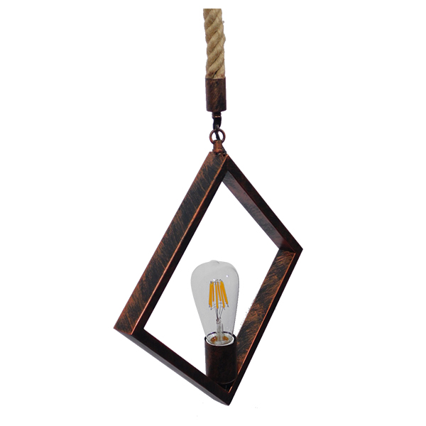 GloboStar® ALCO 01023 Vintage Industrial Κρεμαστό Φωτιστικό Οροφής Μονόφωτο Καφέ Σκουριά Μεταλλικό με Μπεζ Σχοινί Μ45 x Π10 x Υ45cm 8 GloboStar® ALCO 01023 Vintage Industrial Κρεμαστό Φωτιστικό Οροφής Μονόφωτο Καφέ Σκουριά Μεταλλικό με Μπεζ Σχοινί Μ45 x Π10 x Υ45cm - Image 6