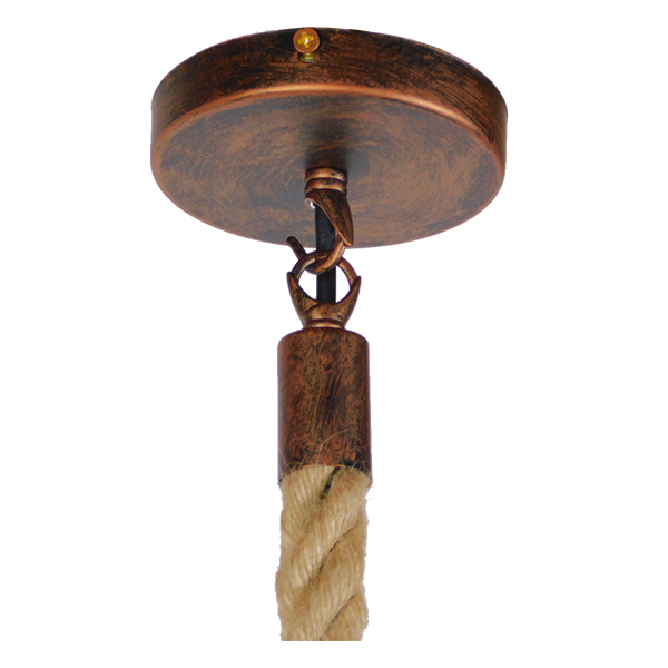 GloboStar® ALCO 01023 Vintage Industrial Κρεμαστό Φωτιστικό Οροφής Μονόφωτο Καφέ Σκουριά Μεταλλικό με Μπεζ Σχοινί Μ45 x Π10 x Υ45cm 10 GloboStar® ALCO 01023 Vintage Industrial Κρεμαστό Φωτιστικό Οροφής Μονόφωτο Καφέ Σκουριά Μεταλλικό με Μπεζ Σχοινί Μ45 x Π10 x Υ45cm - Image 8