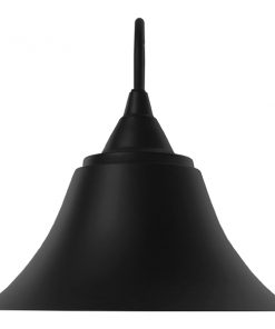 GloboStar® BELL 01038 Vintage Industrial Φωτιστικό Τοίχου Απλίκα Μονόφωτο Μαύρο Καμπάνα Φ30 x Μ35 x Π30 x Υ30cm 13 01038 007