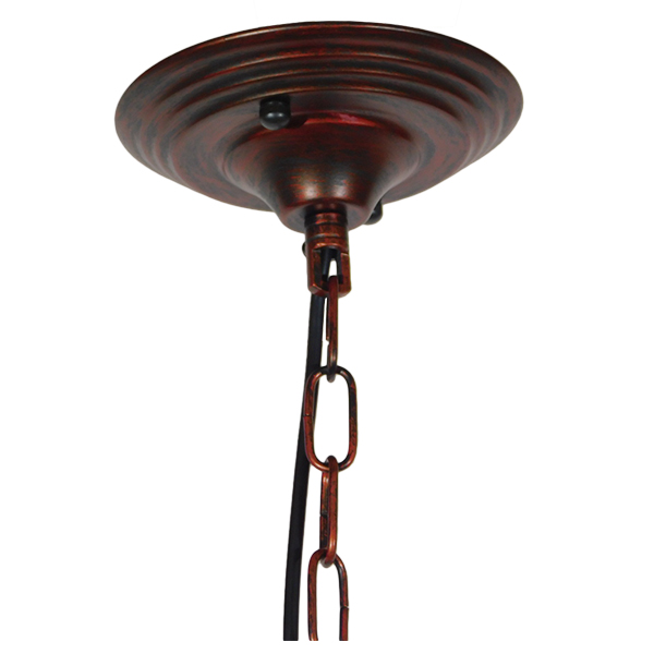 GloboStar® BARN 01045 Vintage Industrial Κρεμαστό Φωτιστικό Οροφής Μονόφωτο Καφέ Σκουριά Μεταλλικό Καμπάνα Φ46 x Y25cm 11 GloboStar® BARN 01045 Vintage Industrial Κρεμαστό Φωτιστικό Οροφής Μονόφωτο Καφέ Σκουριά Μεταλλικό Καμπάνα Φ46 x Y25cm - Image 9