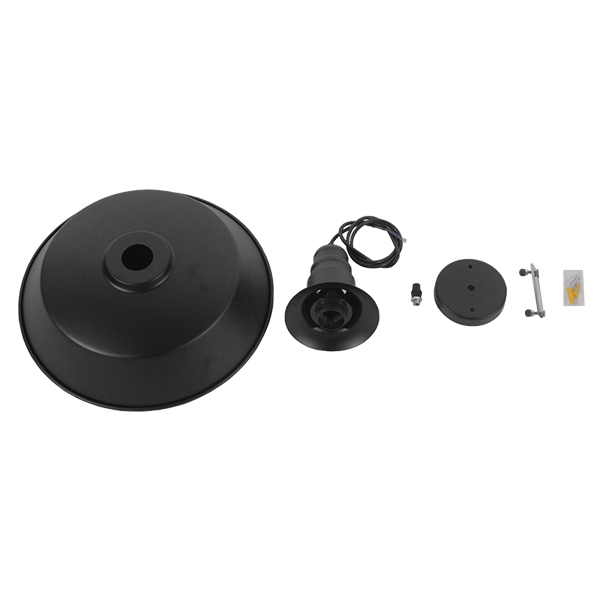 GloboStar® RAY 01049 Vintage Industrial Κρεμαστό Φωτιστικό Οροφής Μονόφωτο Μαύρο Μεταλλικό Καμπάνα Φ36 x Y25cm 10 GloboStar® RAY 01049 Vintage Industrial Κρεμαστό Φωτιστικό Οροφής Μονόφωτο Μαύρο Μεταλλικό Καμπάνα Φ36 x Y25cm - Image 8