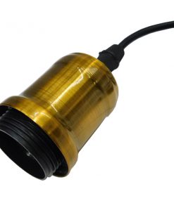 GloboStar® ANER 01072 Vintage Industrial Κρεμαστό Φωτιστικό Οροφής Μονόφωτο Λευκό Μεταλλικό Καμπάνα Φ28 x Y17cm 8 01072 004