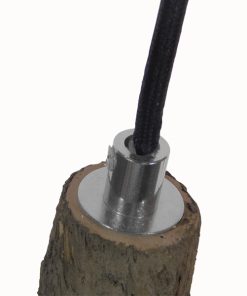 GloboStar® VOLCANO 01080 Μοντέρνο Κρεμαστό Φωτιστικό Οροφής Μονόφωτο Καφέ Τσιμέντο Φ18 x Y25cm 14 01080 006