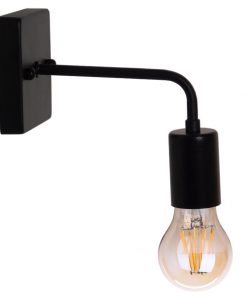 GloboStar® MISSAM 01119 Vintage Industrial Φωτιστικό Τοίχου Απλίκα Μονόφωτο Μαύρο Μεταλλικό Μ20 x Π10 x Υ17cm 10 01119 003