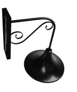 GloboStar® ANNIEL 01123 Vintage Φωτιστικό Τοίχου Απλίκα Μονόφωτο Μαύρο Μεταλλικό Καμπάνα Φ28 x Μ40.5 x Π28 x Υ56.5cm 12 01123 5