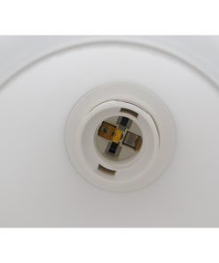 GloboStar® ISEN 01157 Μοντέρνο Φωτιστικό Τοίχου Απλίκα Μονόφωτο Μαύρο Μεταλλικό με Λευκό Γυαλί Φ15 x Μ24 x Π15 x Υ27cm 16 01157 7