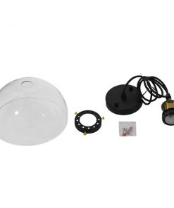 GloboStar® DARCY 01171 Vintage Κρεμαστό Φωτιστικό Οροφής Μονόφωτο Γυάλινο Καμπάνα Φ30 x Y25cm 20 01171 7