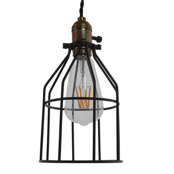 GloboStar® GALOT 01179 Vintage Industrial Κρεμαστό Φωτιστικό Οροφής Μονόφωτο Μαύρο Μεταλλικό Πλέγμα Φ14 x Y26cm 5 GloboStar® GALOT 01179 Vintage Industrial Κρεμαστό Φωτιστικό Οροφής Μονόφωτο Μαύρο Μεταλλικό Πλέγμα Φ14 x Y26cm - Image 3