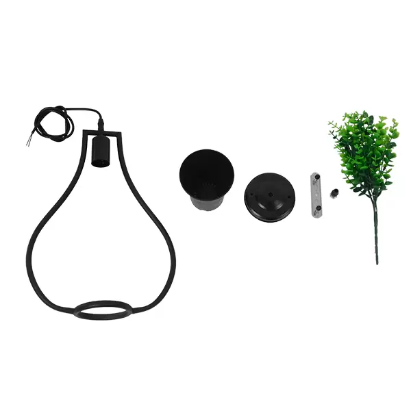 GloboStar® RHEXIA 01210 Μοντέρνο Κρεμαστό Φωτιστικό Οροφής Μονόφωτο Μαύρο Μεταλλικό Flowerpot Φ27 x Y40cm 9 GloboStar® RHEXIA 01210 Μοντέρνο Κρεμαστό Φωτιστικό Οροφής Μονόφωτο Μαύρο Μεταλλικό Flowerpot Φ27 x Y40cm - Image 7