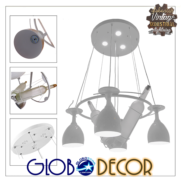 GloboStar® MOET WHITE 01220 Μοντέρνο Κρεμαστό Φωτιστικό Οροφής Πολύφωτο με Ενσωματωμένο Φωτισμό LED 6000k Λευκό Πολυέλαιος Φ65 x Y95cm 5 GloboStar® MOET WHITE 01220 Μοντέρνο Κρεμαστό Φωτιστικό Οροφής Πολύφωτο με Ενσωματωμένο Φωτισμό LED 6000k Λευκό Πολυέλαιος Φ65 x Y95cm - Image 3