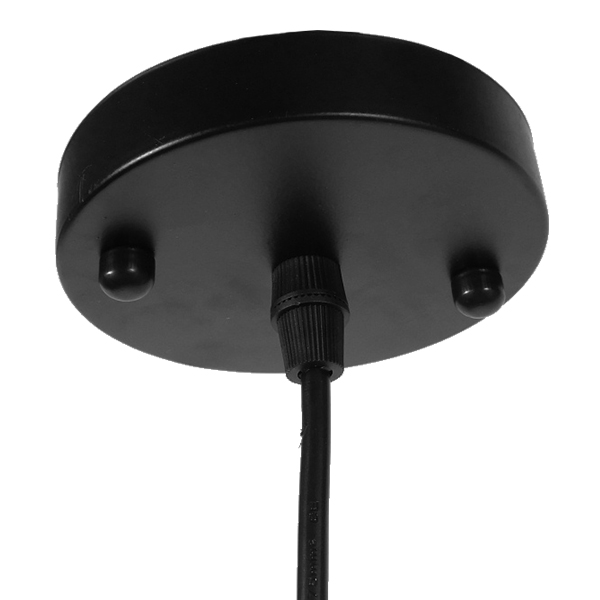 GloboStar® INGLEY 01226 Μοντέρνο Κρεμαστό Φωτιστικό Οροφής Μονόφωτο Μαύρο Μεταλλικό Πλέγμα με Λευκό Γυαλί Φ26 x Y21cm 10 GloboStar® INGLEY 01226 Μοντέρνο Κρεμαστό Φωτιστικό Οροφής Μονόφωτο Μαύρο Μεταλλικό Πλέγμα με Λευκό Γυαλί Φ26 x Y21cm - Image 8