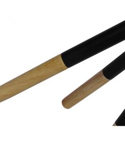 GloboStar® MAGAZINE 01230 Μοντέρνο Επιτραπέζιο Φωτιστικό Πορτατίφ Μονόφωτο Ξύλινο με Άσπρο Μπεζ Καμβά Καπέλο Φ30 x Υ56cm 16 01230 003