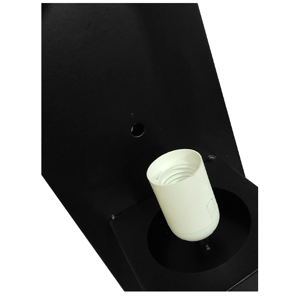 GloboStar® ODILIA 01245 Vintage Φωτιστικό Τοίχου Απλίκα Μονόφωτο Μαύρο Μεταλλικό με Μπεζ Όνυχα Μ10 x Π14 x Υ30cm 7 GloboStar® ODILIA 01245 Vintage Φωτιστικό Τοίχου Απλίκα Μονόφωτο Μαύρο Μεταλλικό με Μπεζ Όνυχα Μ10 x Π14 x Υ30cm - Image 5