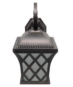 Alternative view of GloboStar® LELIA 01251 Vintage Φωτιστικό Τοίχου Απλίκα Μονόφωτο Σκούρο Καφέ Μεταλλικό Πλέγμα Μ24 x Π19 x Υ36cm