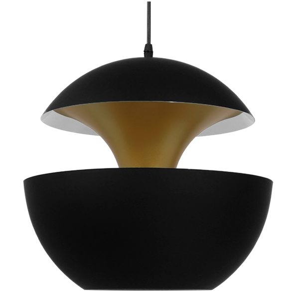 GloboStar® SEVILLE BLACK 01269 Μοντέρνο Κρεμαστό Φωτιστικό Οροφής Μονόφωτο Μαύρο Μεταλλικό Φ35 x Y33cm 8 GloboStar® SEVILLE BLACK 01269 Μοντέρνο Κρεμαστό Φωτιστικό Οροφής Μονόφωτο Μαύρο Μεταλλικό Φ35 x Y33cm - Image 6