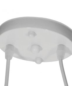 GloboStar® BIKE WHITE 01300 Vintage Κρεμαστό Φωτιστικό Οροφής Δίφωτο Λευκό Μεταλλικό Μ67 x Π1.5 x Υ41cm 11 01300 5