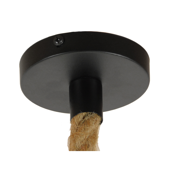 GloboStar® LEVANTA 01329 Vintage Industrial Κρεμαστό Φωτιστικό Οροφής Μονόφωτο Πλέγμα με Μπεζ Σχοινί Φ42 x Υ42cm 13 GloboStar® LEVANTA 01329 Vintage Industrial Κρεμαστό Φωτιστικό Οροφής Μονόφωτο Πλέγμα με Μπεζ Σχοινί Φ42 x Υ42cm - Image 11