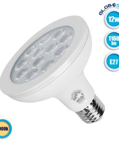 Λάμπα LED E27 PAR30 Σποτ 12W 230V 1160lm 36° Θερμό Λευκό 3000k GloboStar 01774