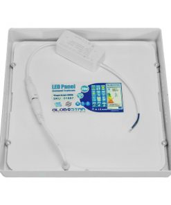 Πάνελ PL LED Οροφής Εξωτερικό Τετράγωνο 20W 230v 1920lm 180° Ψυχρό Λευκό 6000k GloboStar 01887 8 01887 88 89 3
