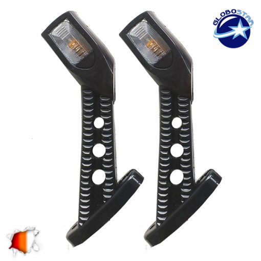 LED Set Πλευρικά Φώτα Όγκου Φορτηγών Αδιάβροχο IP66 Κέρατο 24 Volt GloboStar 75491