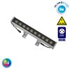 LED Wall Washer 9W 24V 585lm 30° 30cm Αδιάβροχο IP65 DMX512 A+B Signal RGB GloboStar 05004