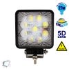 Προβολέας LED Εργασίας 5D Τετράγωνος 27W 10-30V 3780lm 30° Αδιάβροχος IP65 Ψυχρό Λευκό 6000k GloboStar 10100 1 0548d5 globostar working light 27w square 5d 6000k