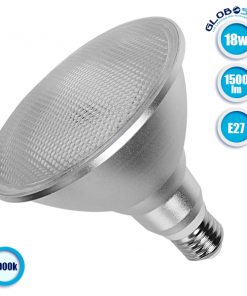 Λάμπα LED E27 PAR38 Σποτ 18W 230V 1500lm 120° Ψυχρό Λευκό 6000k GloboStar 05573