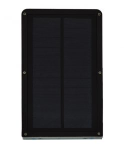 Αυτόνομο Αδιάβροχο IP65 Ηλιακό Φωτοβολταϊκό Φωτιστικό LED Μαύρο με Ανιχνευτή Κίνησης Ψυχρό Λευκό 6000k GloboStar 07003 11 07003 3