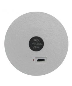 Επαναφορτιζόμενο Διακοσμητικό Ανάγλυφο Φωτιστικό Αφής 3D Moon 15cm 2 Χρωμάτων Ντιμαριζόμενο GloboStar 07028 14 07028 0005