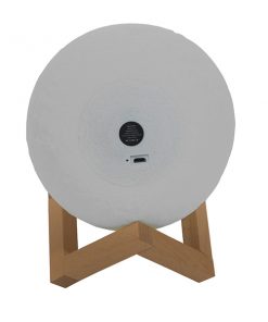 Επαναφορτιζόμενο Διακοσμητικό Ανάγλυφο Φωτιστικό Αφής 3D Moon 15cm 2 Χρωμάτων Ντιμαριζόμενο GloboStar 07028 13 07028d