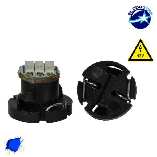 Λαμπτήρας LED T4.2 3 SMD 4014 12 Volt Μπλε GloboStar 14503
