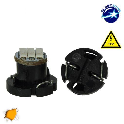 Λαμπτήρας LED T4.2 3 SMD 4014 12 Volt Πορτοκαλί GloboStar 14504