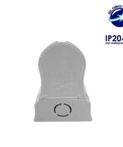 1 x 120cm Μεταλλικό Σκαφάκι για Λάμπα Φθορίου LED Τροφοδοσίας Ενός Άκρου GloboStar 40019 9 14b087 globostar ip20 t8 1x fixture socket 2