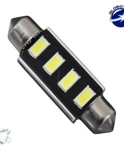 Σωληνωτός LED 42mm Can Bus με 4 SMD 5630 Ψυχρό Λευκό GloboStar 40164