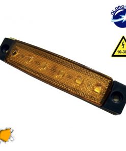 LED Φώτα Όγκου Φορτηγών Αδιάβροχο IP66 Πορτοκαλί GloboStar 77471