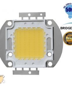 Υψηλής Ισχύος COB LED BRIDGELUX 50W 32V 4750lm Θερμό Λευκό 3000k GloboStar 50840