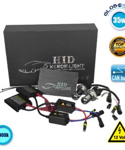Σετ Φωτισμού Xenon 35 Watt H4 Bixenon Slim Ballast 8000k GloboStar 32251
