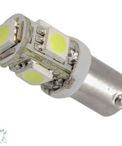 Λαμπτήρας LED Ba9s με 5 SMD 5050 Ψυχρό Λευκό GloboStar 62000