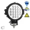 Προβολέας LED Εργασίας Μαύρος Στρογγυλός 63W 10-30V 8820lm 30° Αδιάβροχος IP65 Ψυχρό Λευκό 6000k GloboStar 05198 1 35228b Globostar WORKING LIGHT BLACK BODY 63w 6000K