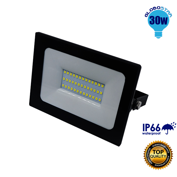 Προβολέας LED Slim Pad 30W 230v 3000lm 120° Αδιάβροχος IP66 Ψυχρό Λευκό 6000k GloboStar 11114 3 Προβολέας LED Slim Pad 30W 230v 3000lm 120° Αδιάβροχος IP66 Ψυχρό Λευκό 6000k GloboStar 11114