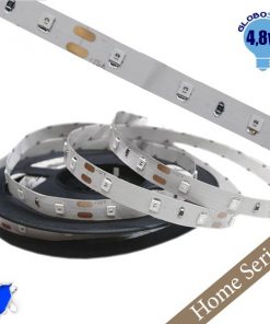 Ταινία LED Λευκή Home Series 5m 4.8W/m 12V 60LED/m 3528 SMD 200lm/m 120° IP20 Μπλε GloboStar 33404