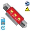 Σωληνωτός LED 39mm Can Bus με 3 CREE LED Ψυχρό Λευκό GloboStar 40171