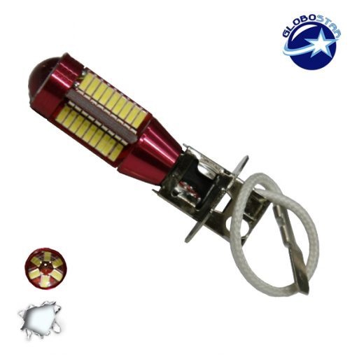 Λαμπτήρας LED H3 Can Bus με 78 SMD 4014 12v 6000k GloboStar 40184