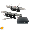 Εξωτερικά Φώτα Οδικής Βοήθειας STROBO LED 2x3 18W 10-30V IP65 Αδιάβροχα Πορτοκαλί GloboStar 88980